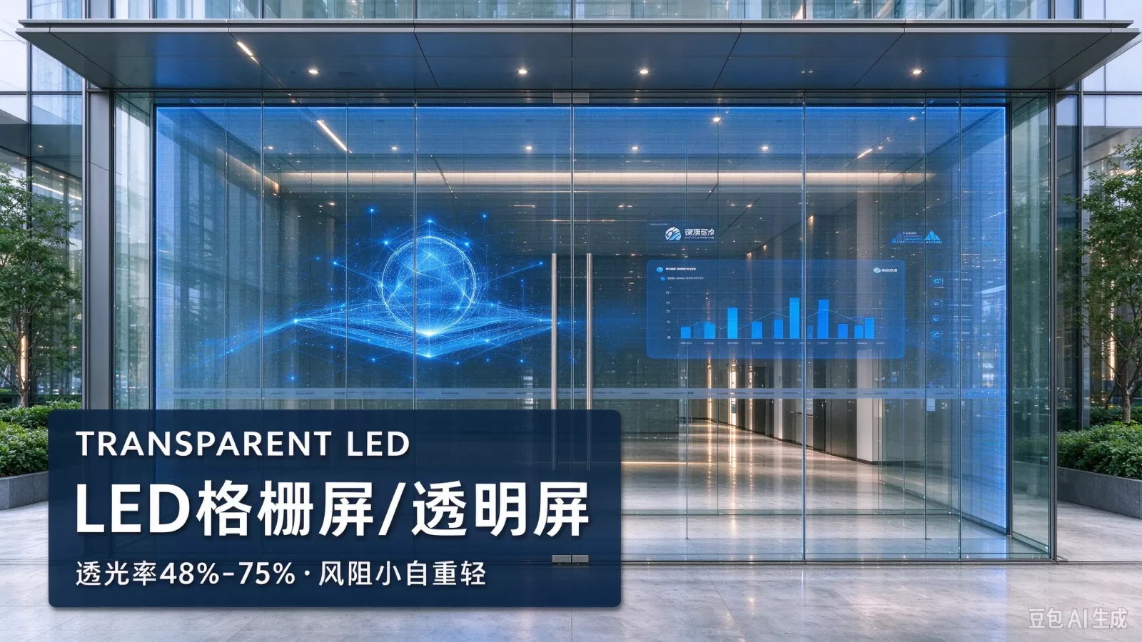 LED 格栅屏 / 透明屏｜中山 LED 显示屏