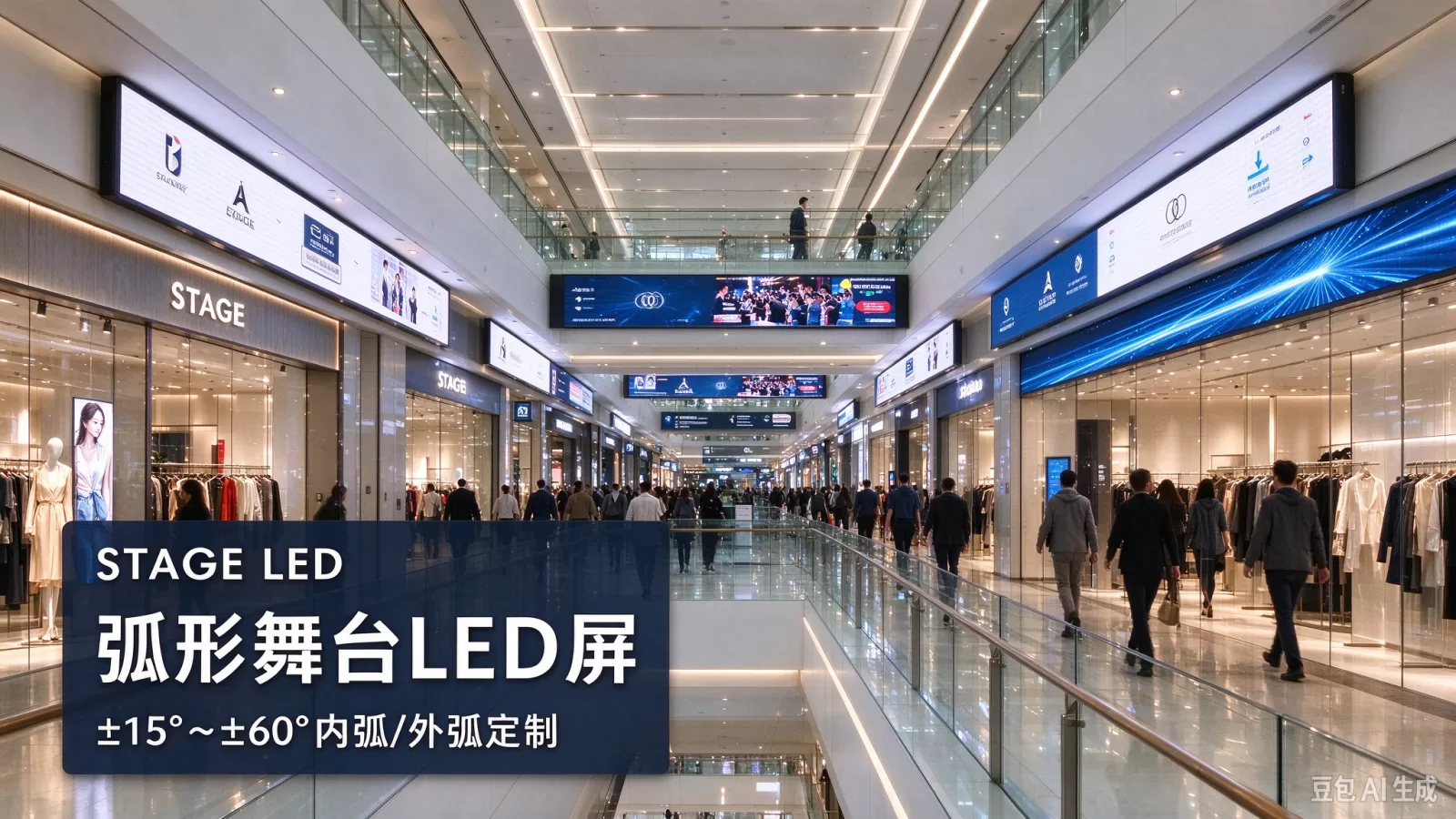 弧形舞台 LED 屏 图片 2