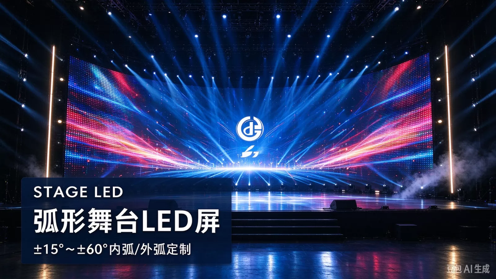 弧形舞台 LED 屏｜中山 LED 显示屏
