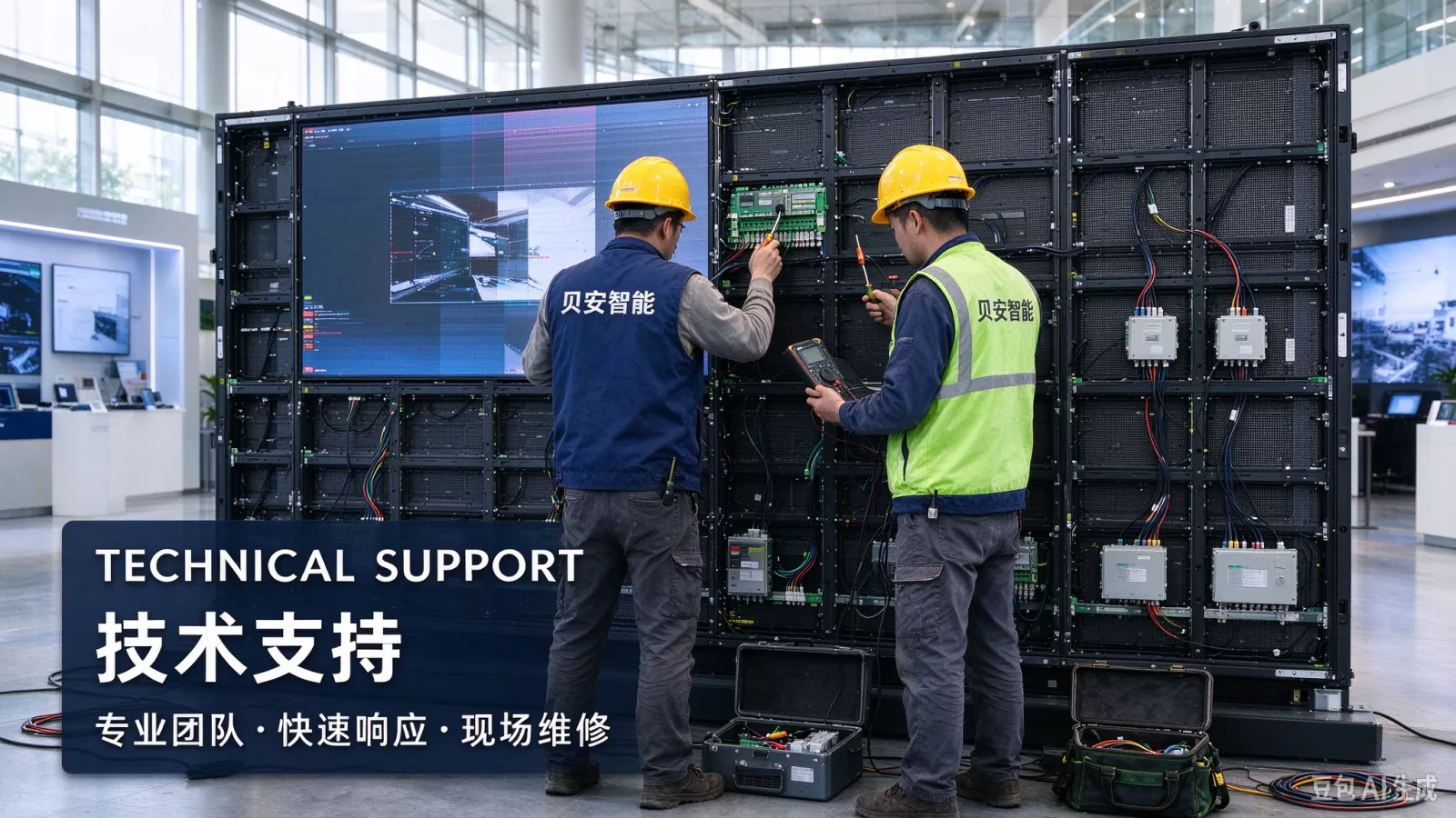 贝安智能 LED 显示屏售后与技术支持服务